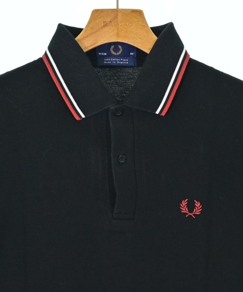 FRED PERRY（フレッドペリー）ポロシャツ 黒 サイズ:36(S位) メンズ/2200619015039