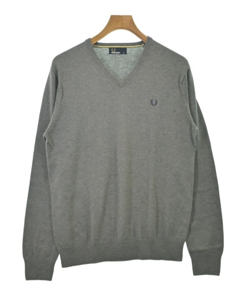 FRED PERRY(フレッドペリー)ニット・セーター グレー サイズ:M/2200672993046