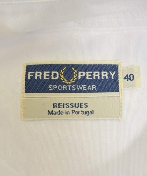 FRED PERRY（フレッドペリー）カジュアルシャツ 白 サイズ:40(L位) メンズ/2200671312077