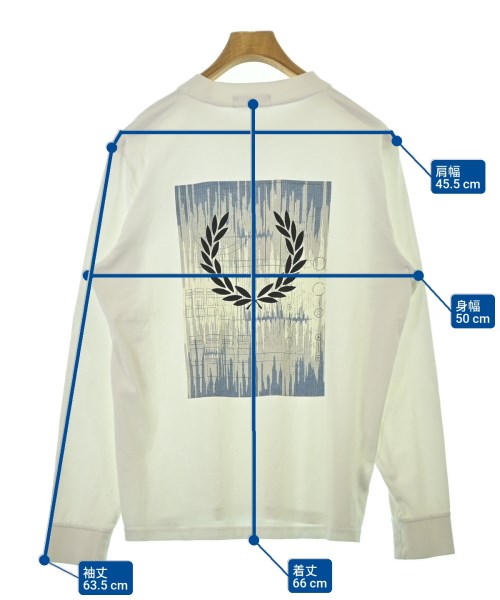 FRED PERRY（フレッドペリー）Tシャツ・カットソー 白 サイズ:L メンズ/2200677738185