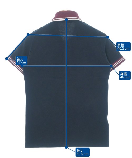 FRED PERRY（フレッドペリー）ポロシャツ 紺 サイズ:38(M位) メンズ/2200679896111