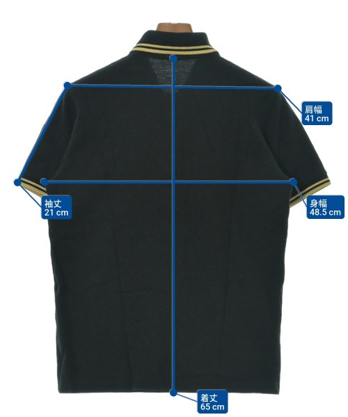 FRED PERRY（フレッドペリー）ポロシャツ 黒 サイズ:40(M位) メンズ/2200676461039