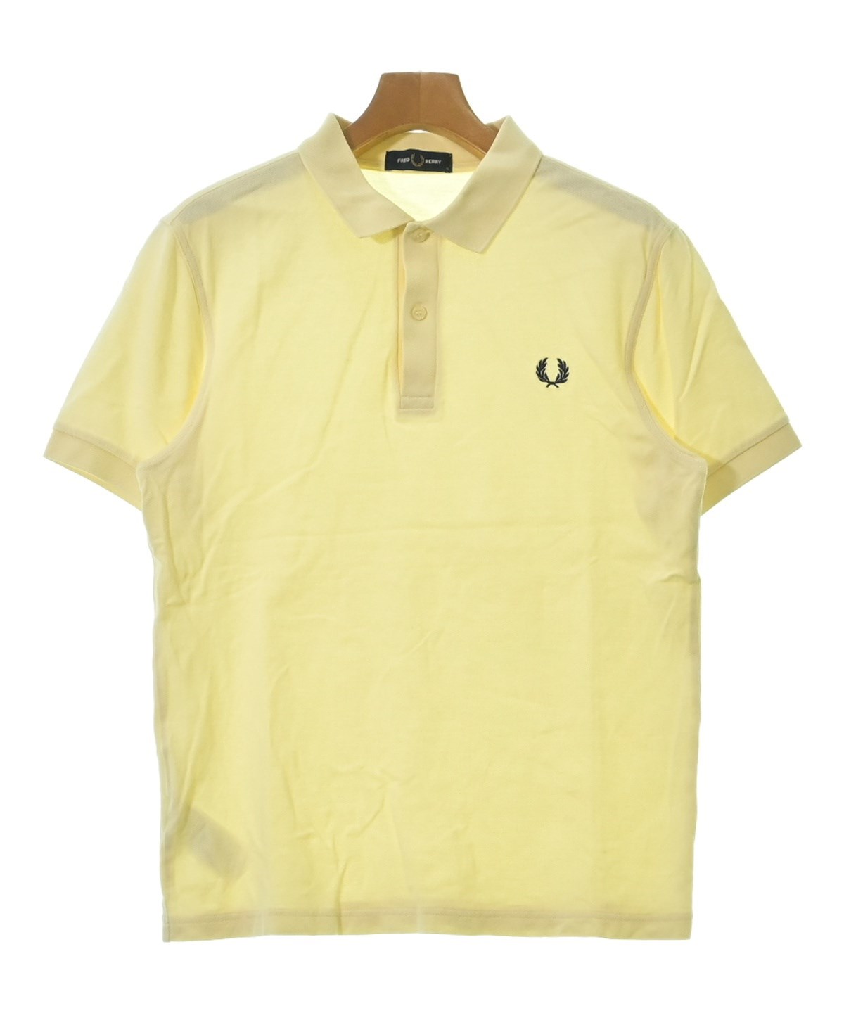FRED PERRY リネンライク　ニットエディフィス ポロシャツ　黄色 FRED PERRY リネンライク ニットエディフィス ポロシャツ 黄色 - メルカリ