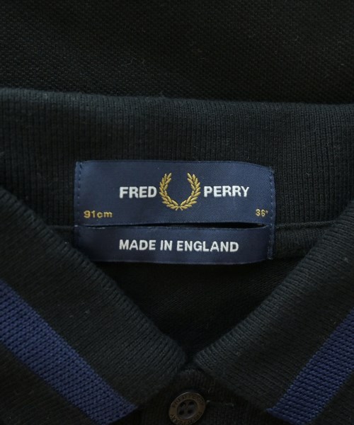 FRED PERRY（フレッドペリー）ポロシャツ 黒 サイズ:36(XS位) メンズ/2200690120011