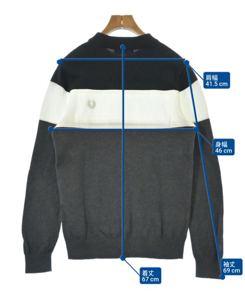 FRED PERRY（フレッドペリー）ニット・セーター 黒 サイズ:S メンズ/2200688695057