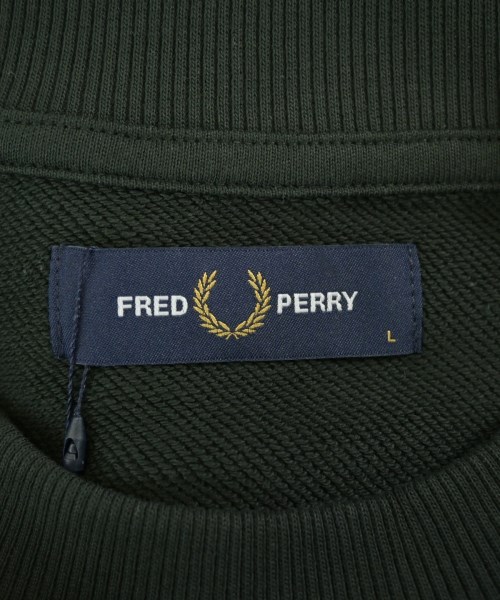 FRED PERRY（フレッドペリー）スウェット 緑 サイズ:L メンズ/2200695205010