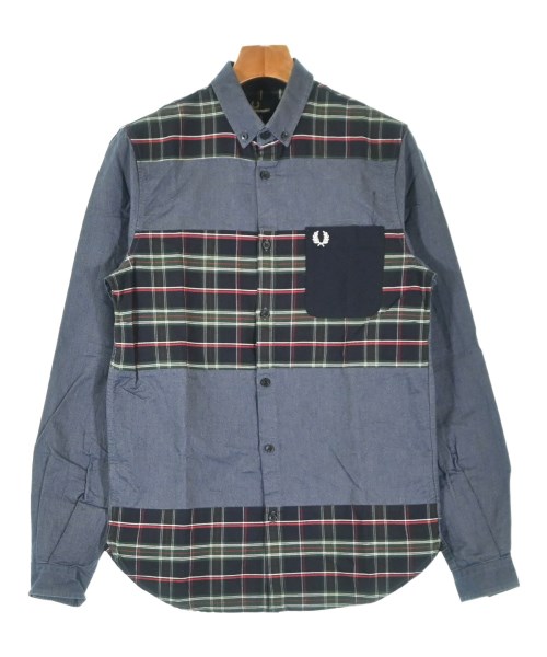 FRED PERRY(フレッドペリー)カジュアルシャツ 青 サイズ:S/2200696198038