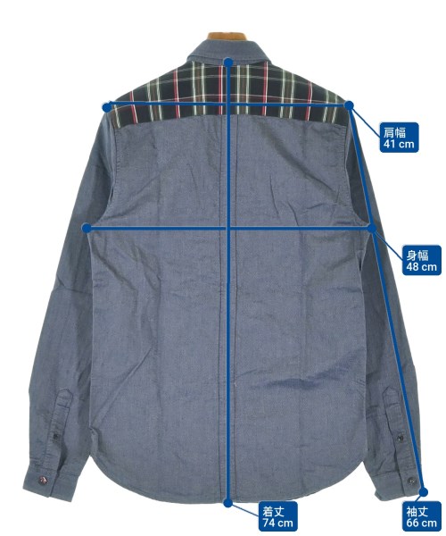 FRED PERRY（フレッドペリー）カジュアルシャツ 青 サイズ:S メンズ/2200696198038