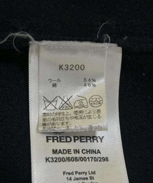 FRED PERRY（フレッドペリー）カーディガン 黒 サイズ:L メンズ/2200699322270