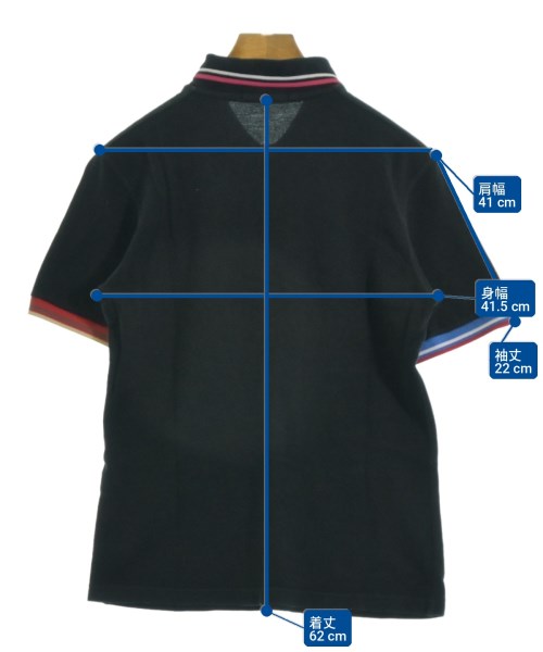 FRED PERRY（フレッドペリー）ポロシャツ 黒 サイズ:38(M位) メンズ/2200699575034