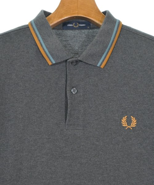 FRED PERRY（フレッドペリー）ポロシャツ グレー サイズ:M メンズ/2200655625025