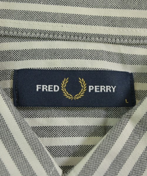 FRED PERRY（フレッドペリー）カジュアルシャツ グレー サイズ:L メンズ/2200651680103