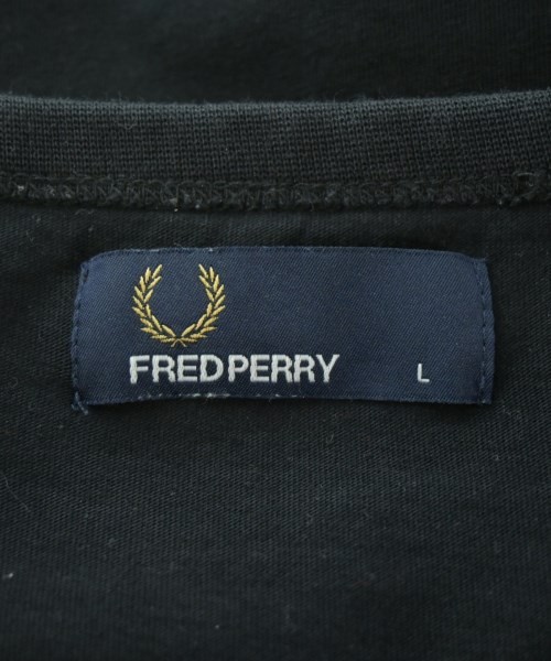 FRED PERRY（フレッドペリー）Tシャツ・カットソー 黒 サイズ:L メンズ/2200651680110