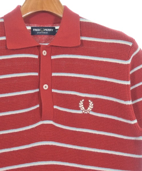 FRED PERRY（フレッドペリー）ニット・セーター 赤 サイズ:XS メンズ/2200658269042