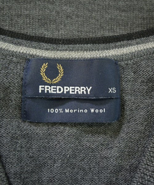 FRED PERRY（フレッドペリー）ニット・セーター グレー サイズ:XS メンズ/2200706916027