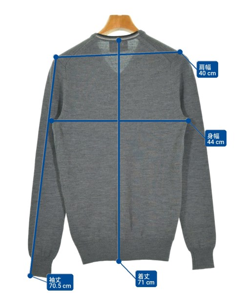 FRED PERRY（フレッドペリー）ニット・セーター グレー サイズ:XS メンズ/2200706916027