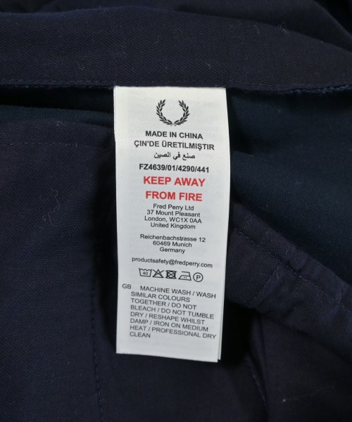 FRED PERRY（フレッドペリー）チノパン 紺 サイズ:M メンズ/2200709200215