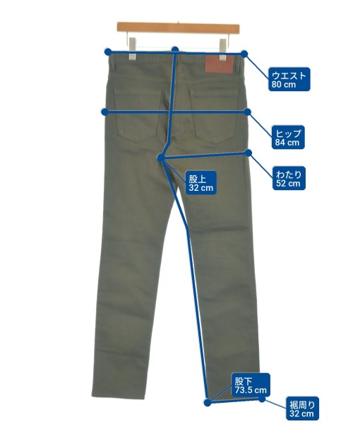 FRED PERRY（フレッドペリー）デニムパンツ カーキ サイズ:72-80(M位) メンズ/2200710970077