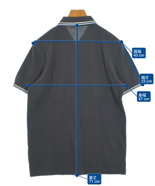 FRED PERRY（フレッドペリー）ポロシャツ グレー サイズ:M メンズ/2200711546103