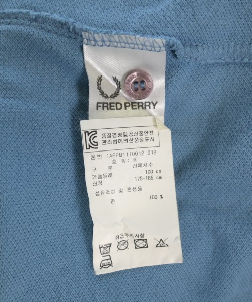 FRED PERRY（フレッドペリー）ポロシャツ 青 サイズ:38(M位) メンズ/2200717115105