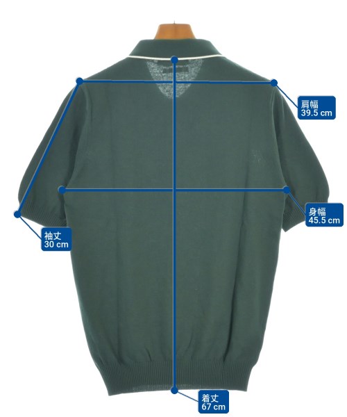 FRED PERRY（フレッドペリー）ニット・セーター 緑 サイズ:40(XXS位) メンズ/2200718610012