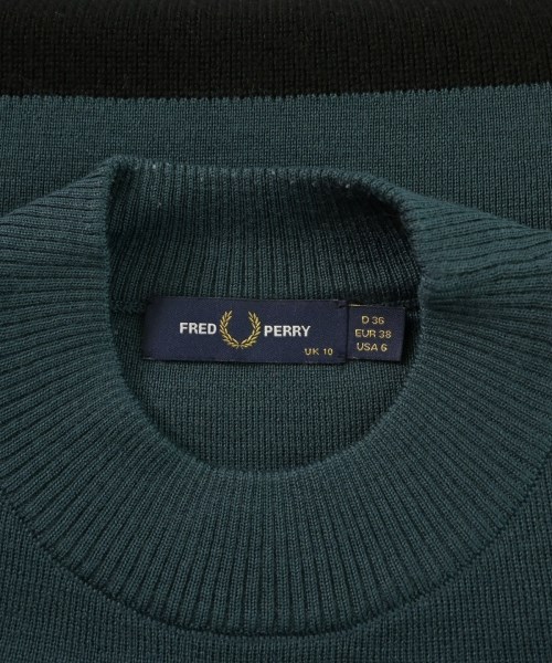 FRED PERRY（フレッドペリー）ニット・セーター 青 サイズ:38(M位) メンズ/2200636541047