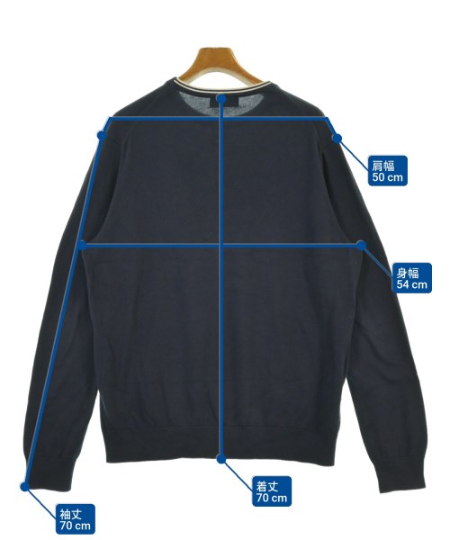 FRED PERRY（フレッドペリー）ニット・セーター 紺 サイズ:L メンズ/2200638425017