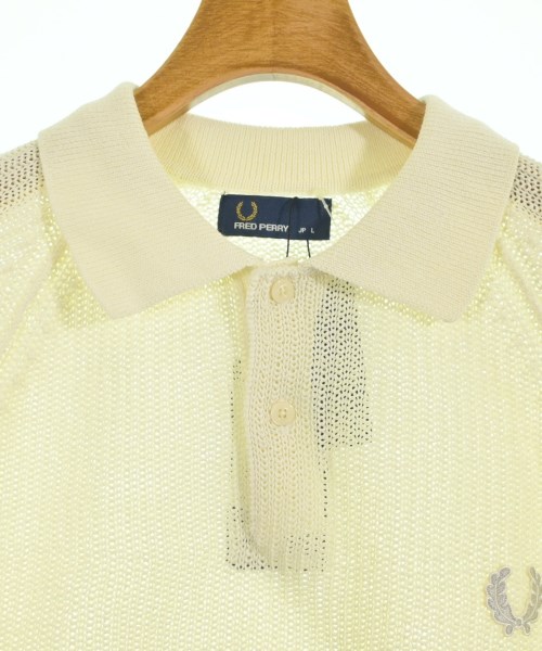 FRED PERRY（フレッドペリー）ポロシャツ 白 サイズ:L メンズ/2200649618316