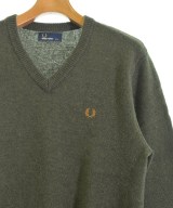 FRED PERRY（フレッドペリー）ニット・セーター カーキ サイズ:L メンズ/2200647675045