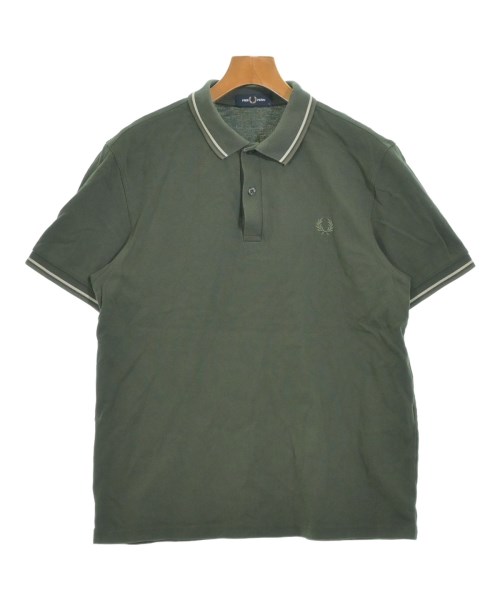 FRED PERRY(フレッドペリー)ポロシャツ カーキ サイズ:L/2200652453089