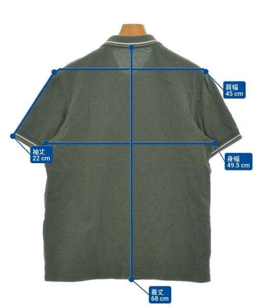 FRED PERRY（フレッドペリー）ポロシャツ カーキ サイズ:L メンズ/2200652453089