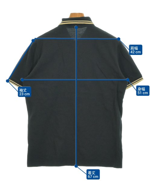 FRED PERRY（フレッドペリー）ポロシャツ 黒 サイズ:L メンズ/2200652453102