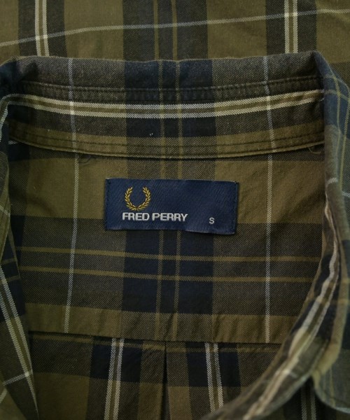 FRED PERRY（フレッドペリー）カジュアルシャツ カーキ サイズ:S メンズ/2200648694076