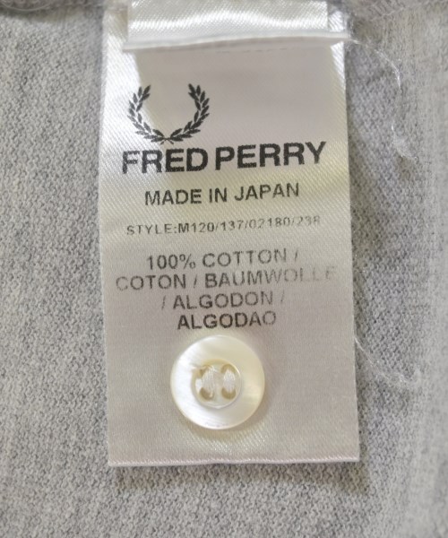 FRED PERRY（フレッドペリー）ポロシャツ グレー サイズ:L メンズ/2200702446337
