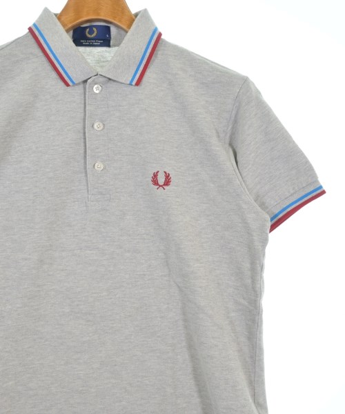 FRED PERRY（フレッドペリー）ポロシャツ グレー サイズ:L メンズ/2200702446337