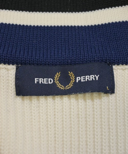 FRED PERRY（フレッドペリー）ニット・セーター 白 サイズ:L メンズ/2200707115023