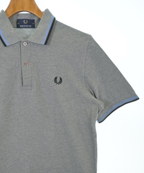 FRED PERRY（フレッドペリー）ポロシャツ グレー サイズ:40(M位) メンズ/2200705194099