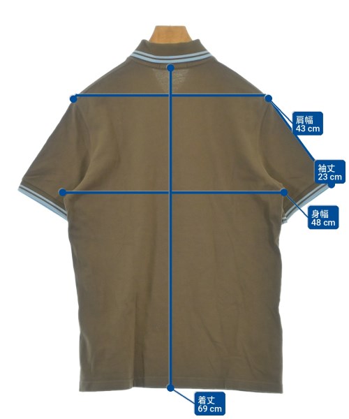FRED PERRY（フレッドペリー）ポロシャツ カーキ サイズ:40(M位) メンズ/2200705194105