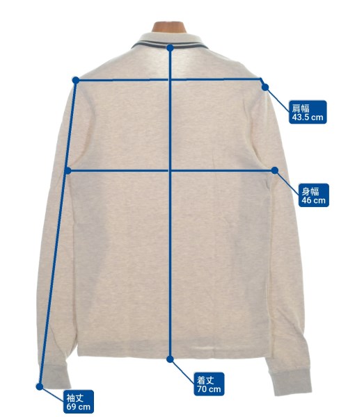 FRED PERRY（フレッドペリー）ポロシャツ ベージュ サイズ:S メンズ/2200663737093