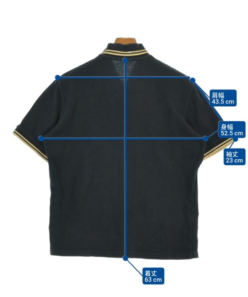 FRED PERRY（フレッドペリー）ポロシャツ 黒 サイズ:40(M位) メンズ/2200659890030
