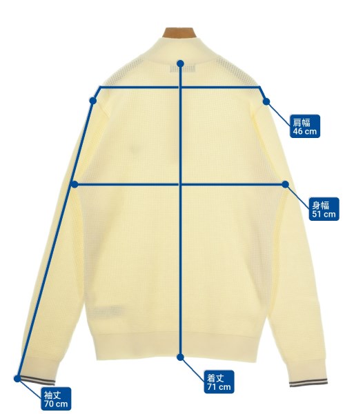 FRED PERRY（フレッドペリー）ニット・セーター 白 サイズ:M メンズ/2200664882167