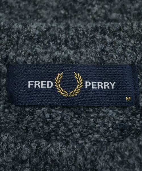FRED PERRY（フレッドペリー）ニット・セーター グレー サイズ:M メンズ/2200668871099