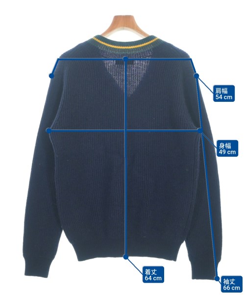 FRED PERRY（フレッドペリー）ニット・セーター 紺 サイズ:S メンズ/2200662776048