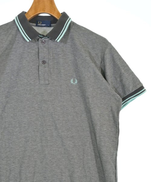 FRED PERRY（フレッドペリー）ポロシャツ グレー サイズ:L メンズ/2200671250058