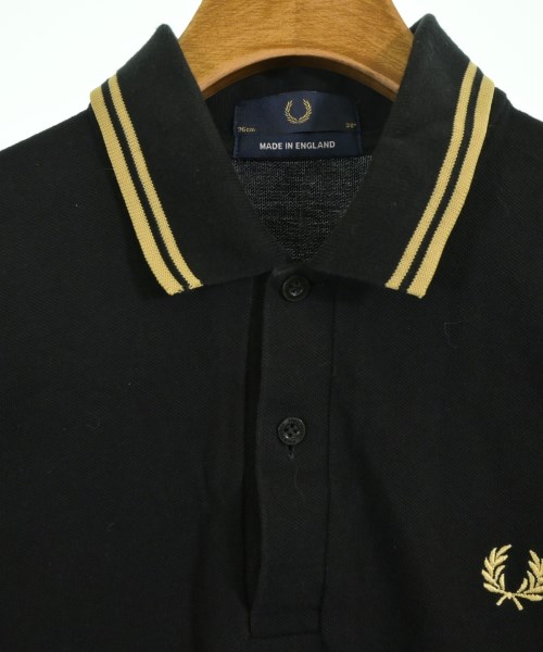 FRED PERRY（フレッドペリー）ポロシャツ 黒 サイズ:38(S位) メンズ/2200729918091