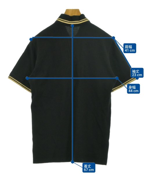 FRED PERRY（フレッドペリー）ポロシャツ 黒 サイズ:38(S位) メンズ/2200729918091