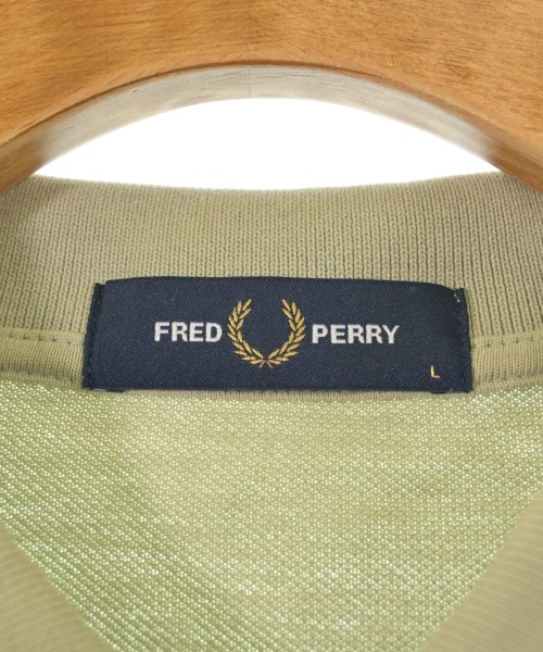 FRED PERRY（フレッドペリー）ポロシャツ カーキ サイズ:L メンズ/2200734126016