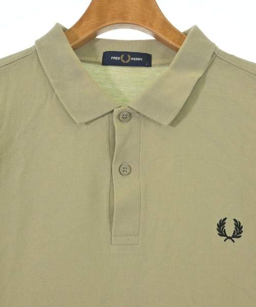 FRED PERRY（フレッドペリー）ポロシャツ カーキ サイズ:L メンズ/2200734126016