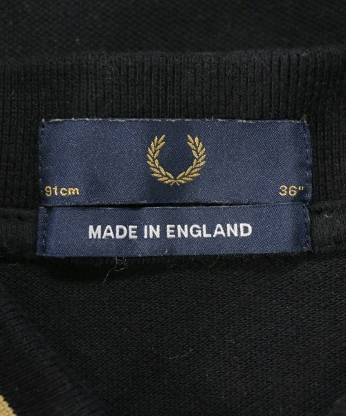 FRED PERRY（フレッドペリー）ポロシャツ 黒 サイズ:36(S位) メンズ/2200734329011