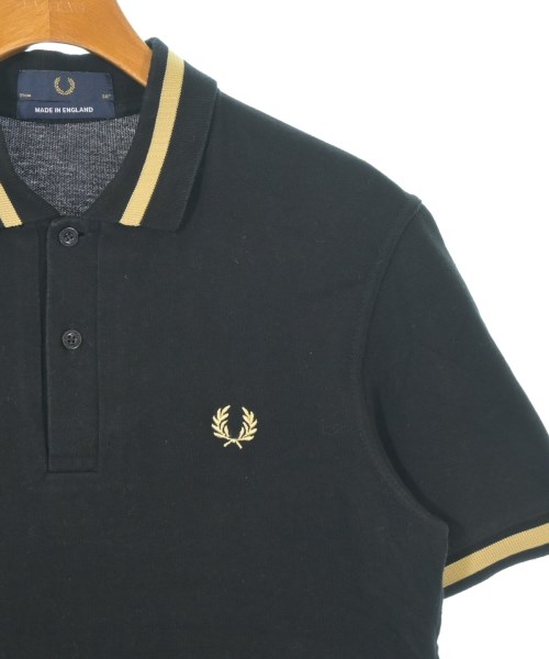 FRED PERRY（フレッドペリー）ポロシャツ 黒 サイズ:36(S位) メンズ/2200734329011